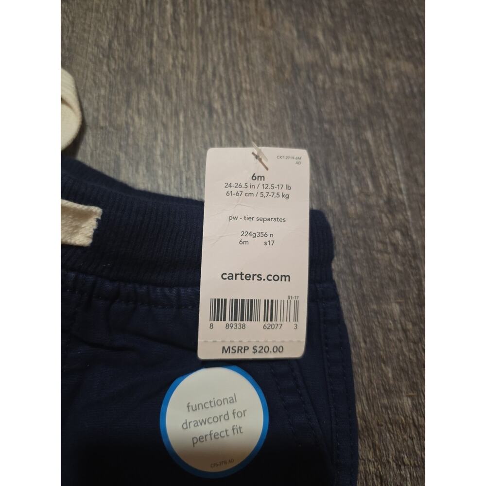 Carter's Baby Boys 6 Month Skater Wardrobe NWT 8pc Bundle Pants Sets MSRP $108 - Picture 3 of 8